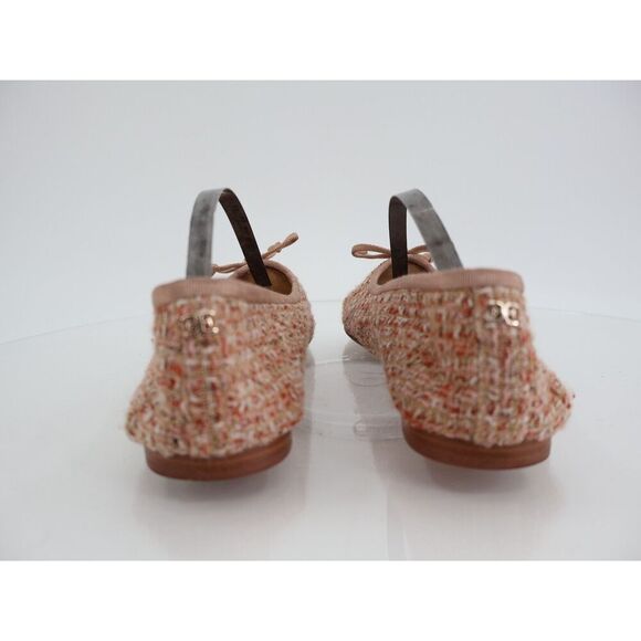 Sam Edelman Zooey Ballet Flats Womens Size 7.5 Tweed Bow Slip on Shoes Comfy - Picture 6 of 14